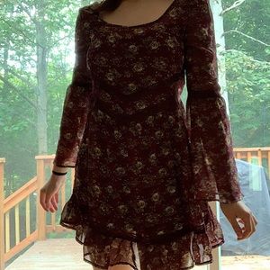 Flowy Brand of Gypsies Bohemian Floral Dress